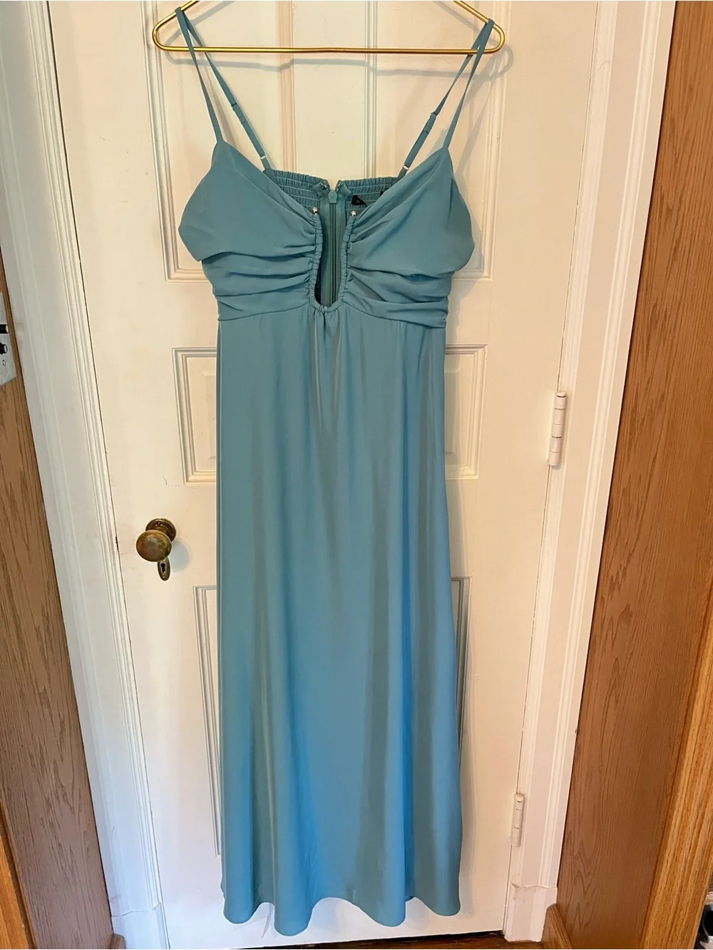 Abercrombie & Fitch Bra-Free Hardware Maxi Dress NEW WITH TAGS